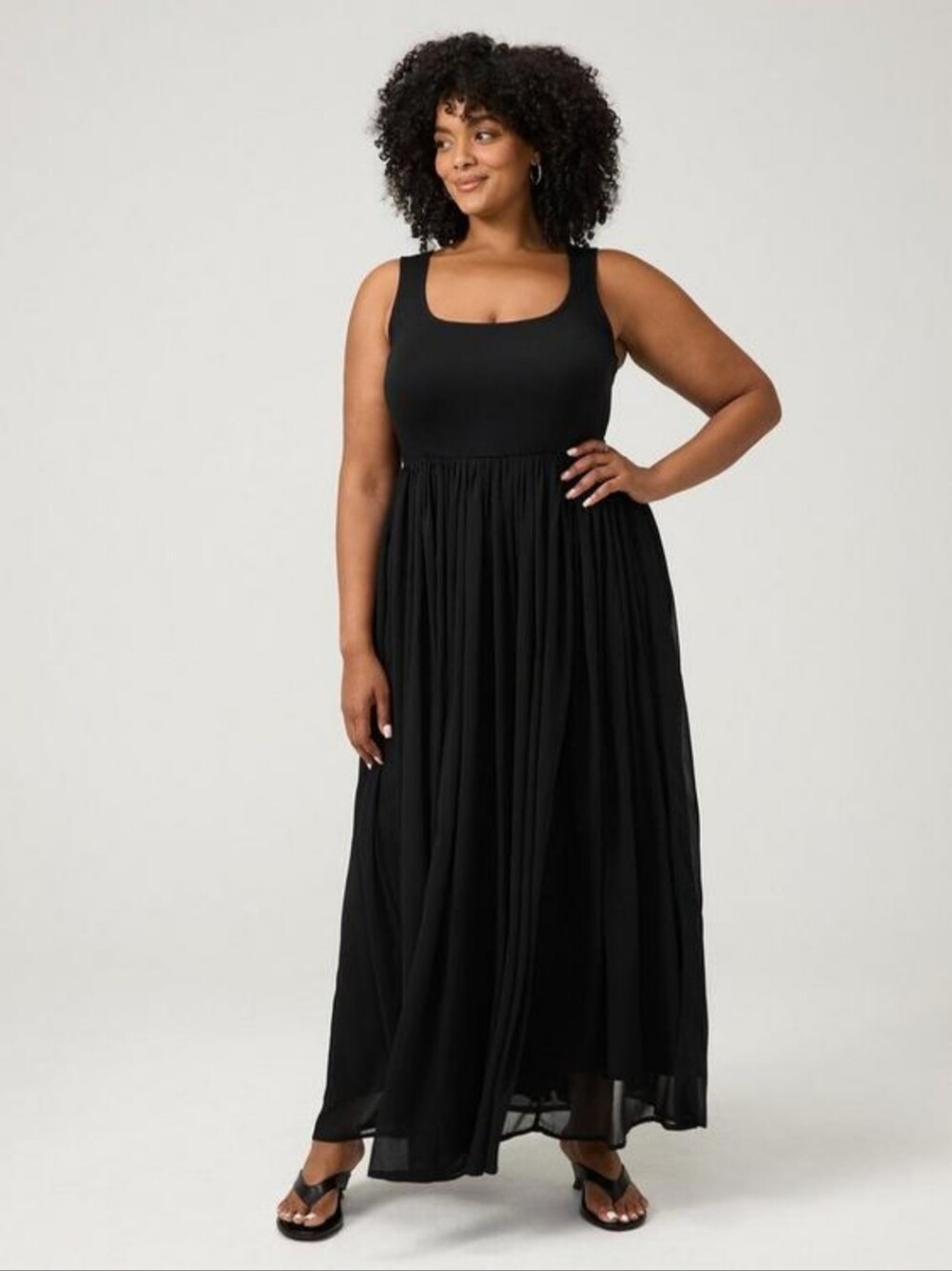 torrid Black Maxi Dress - Sleeveless Scoop Neck